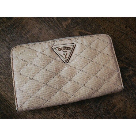 Pink GUESS Wallet Or Clutch 9" X 6" - Picture 1 of 8